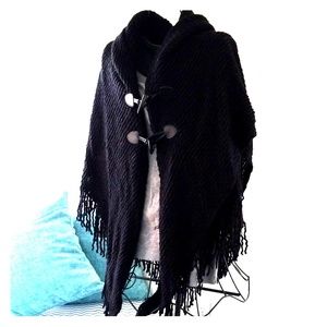 Black Knit Shawl Collection Eighteen